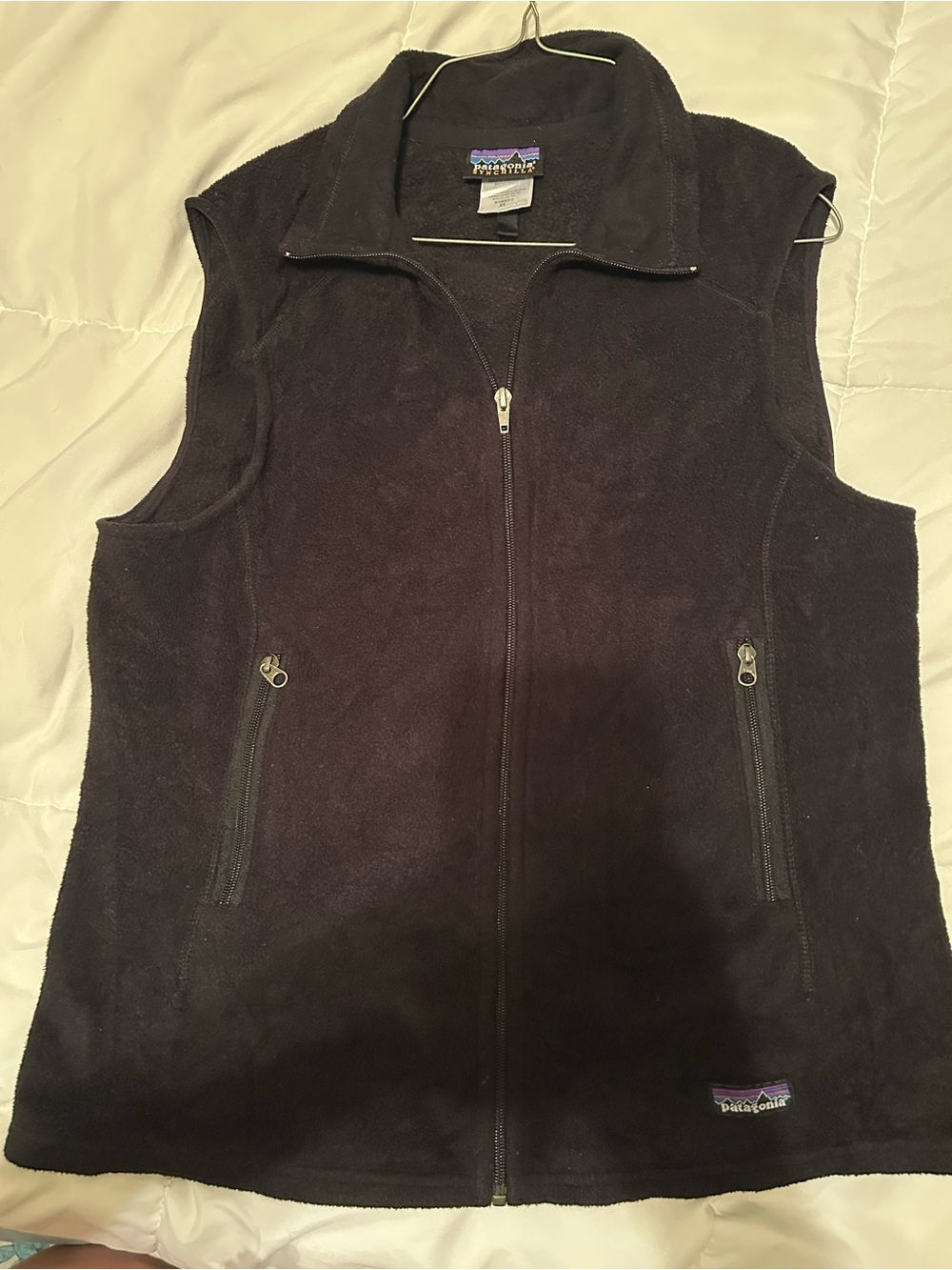 Patagonia Black Women's Fleece Vest - Full Zip
